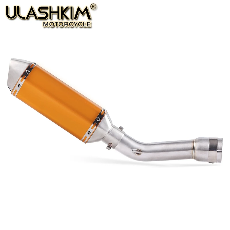 

Motorcycle Full System Exhaust Escape Muffler Middle Connect Link Pipe Slip On For YAMAHA FZ1 FZ1N FZ1000 2005 to 2016 DB-KILLER