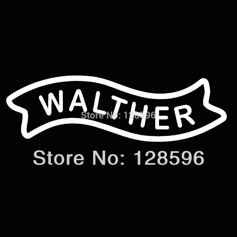 Новый логотип Walther огнестрельное оружие Виниловая Наклейка Окно патроны коробка