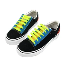 14 шт./упак. спортивные кроссовки аксессуары шнурки пластиковые с двойным отверстием эластичные без галстука шнурки уличные взрослые дети