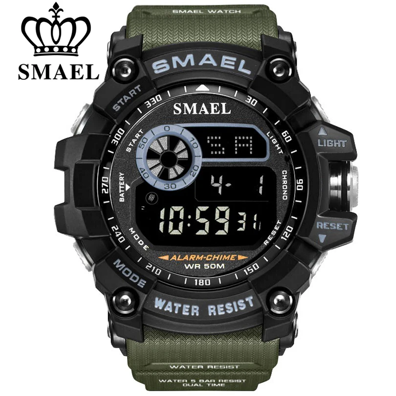 SMAEL Outdoor Sport Uhren für Männer Digitale Uhr männer Elektronische Military Uhr Männlich Große Zifferblatt Mode Uhr Relogio Masculino