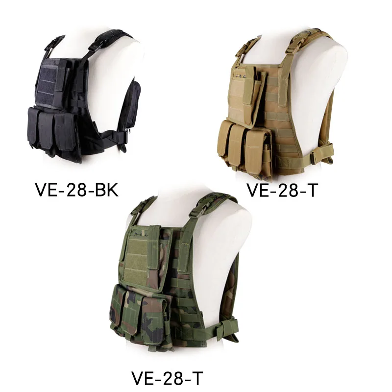 WoSporT Airsoft Hunting Military Combat 600D Vest Tactical multicam camo CS