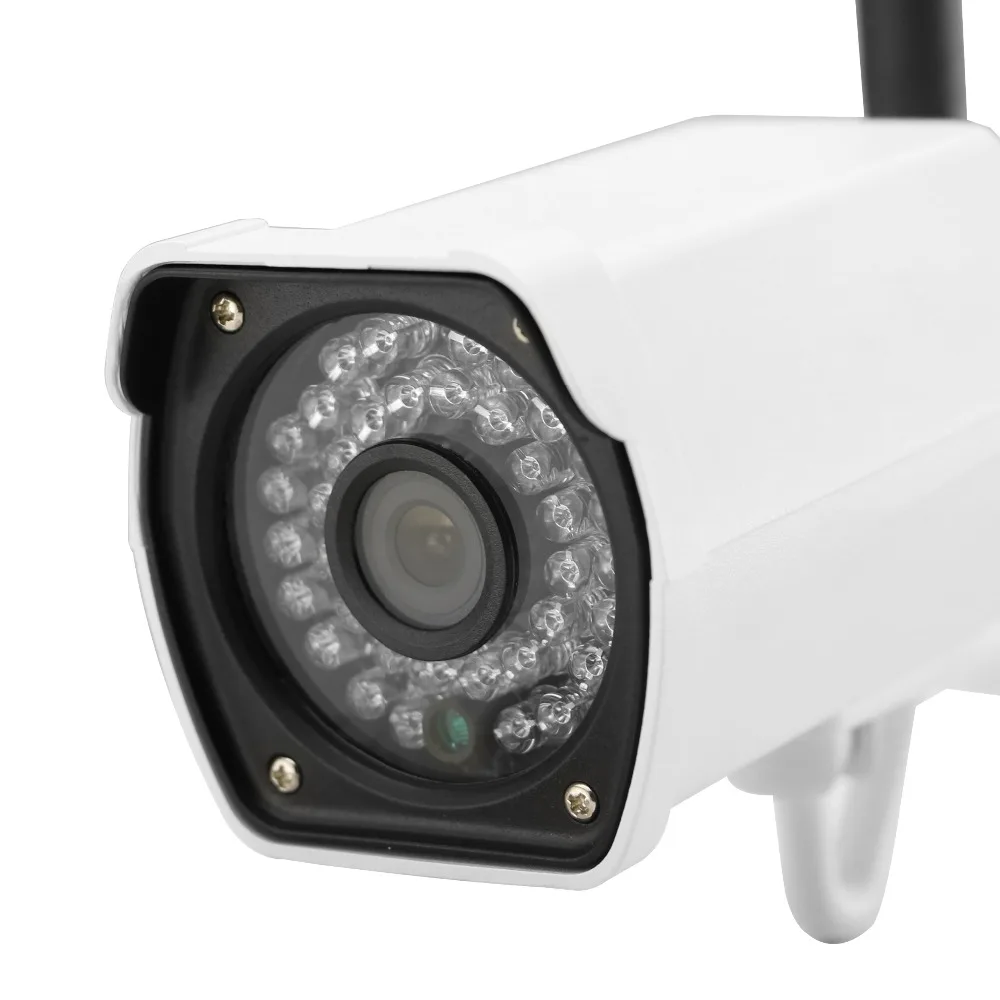 Audio Micro TF карты Беспроводной Wi Fi HD 720 P 1.0MP Пуля IP Камера CCTV сети Открытый