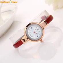 Newly Design Fashion Women Lady Rhinestone Watch Slim Band Round Quartz Analog Bracelet Wristwatch Gift 160921 Drop Shipping