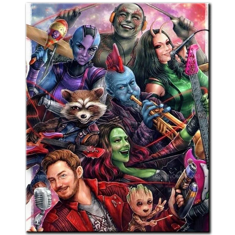 

5D diamond painting Cross stitch full drill square DIY Diamond embroidery Super heros Diamond Mosaic Cartoon Decoration gift