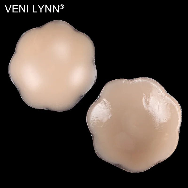VENI LYNN 10 см плюс размер покрытые кружевом силиконовые наклейки на соски большие