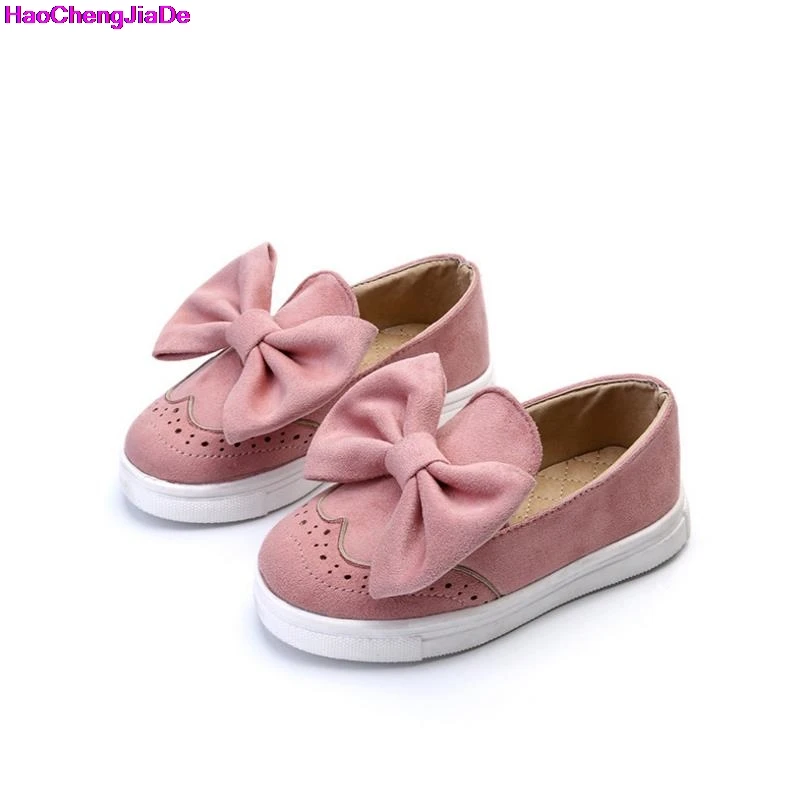 HaoChengJiaDe 2018 Spring Leather Kids Shoes Boys Girls