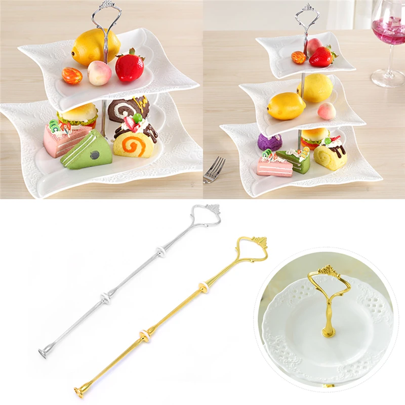 

2/3 Tier Stainless steel Round Cupcake Stand Wedding Birthday Cake Display Tower Cake Tool Bakeware Kitchen Item