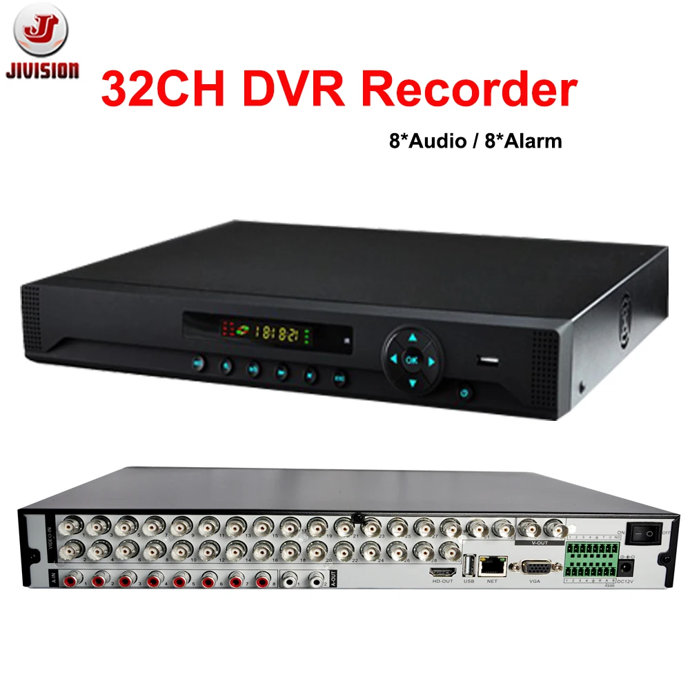 32CH видеорегистратор CCTV Регистраторы Hi3521 HDMI с аудио и сигнализации Поддержка 2 шт.