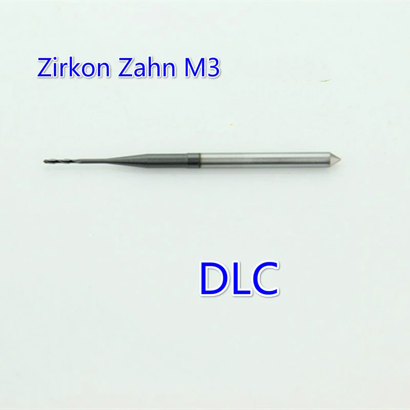 

5pcs Zirconia Block Cuttting Tools CADCAM ZirkonZahn 3MM Shank M3 Milling Bur DLC Coating Dental Milling Drill Burs Materials