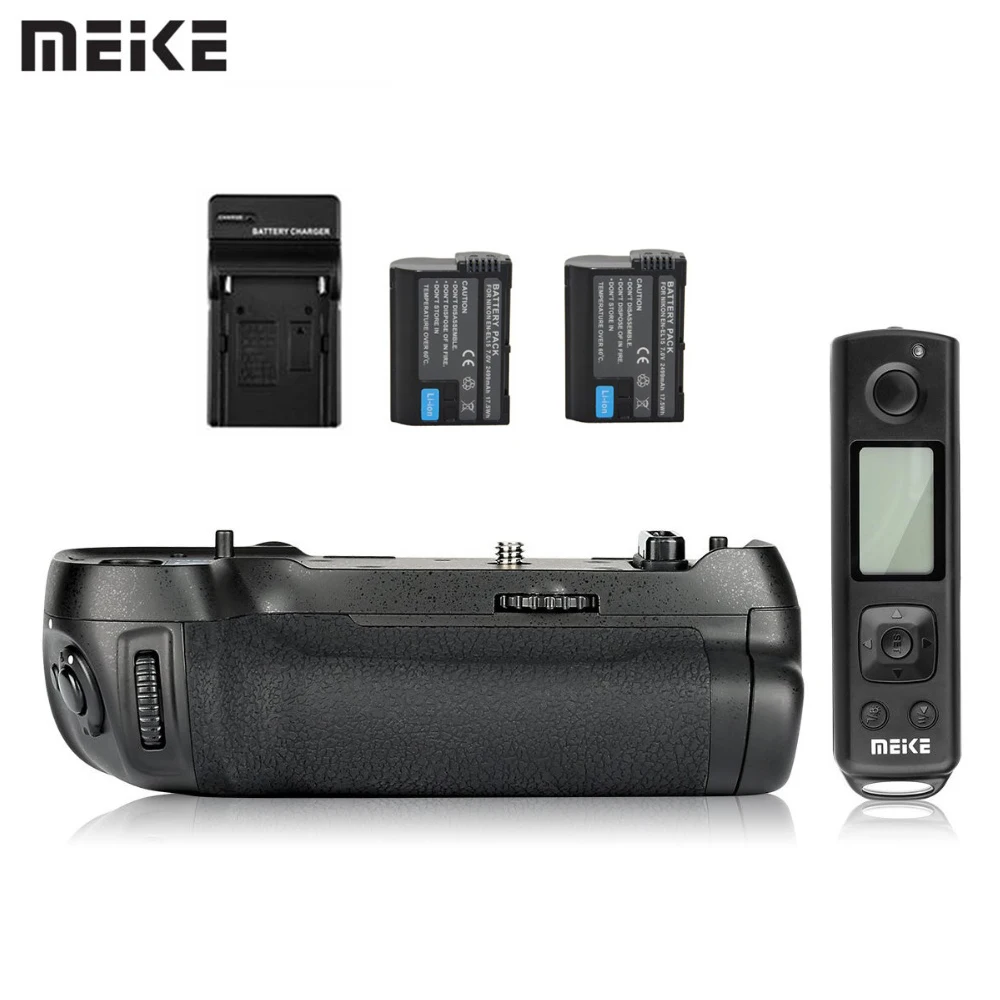 Bloco de Poder Aperto Da Bateria Meike MK-D850 Pro Disparo Vertical com 2.4G Hz Câmera Remoto Sem Fio para Nikon D850 Com bateria