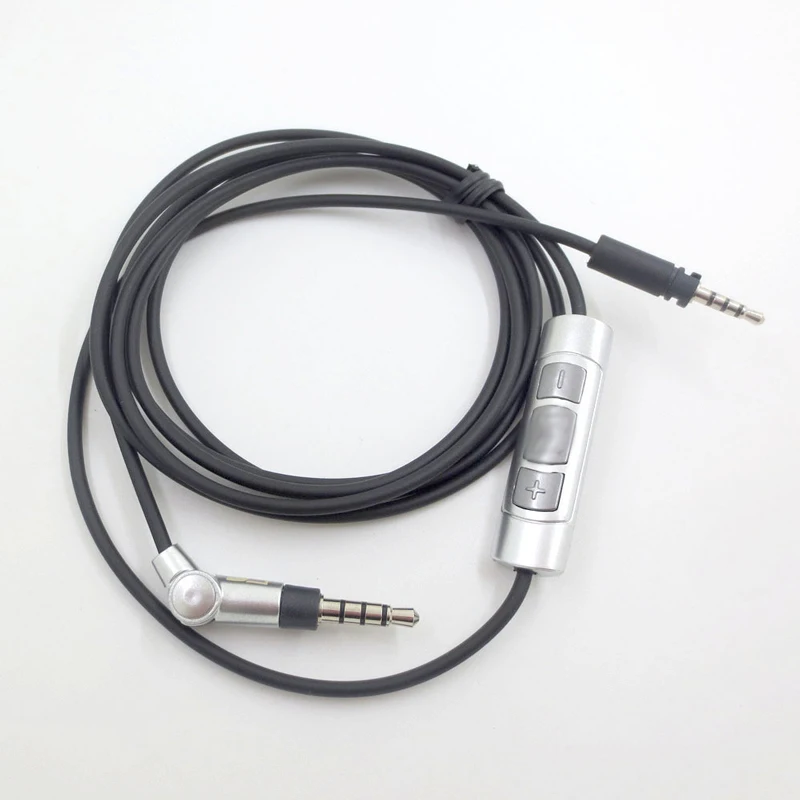 For Sennheiser Momentum 1 0 2 0 Earphones Upgraded Replacement Audio Cable with Mic for Huawei mate 20 iPhone X Headphone