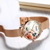 Relojes de señora CURREN nuevo diseño de moda mujer reloj Casual elegante mujer relojes de pulsera de cuarzo con pulsera de acero inoxidable ► Foto 3/6