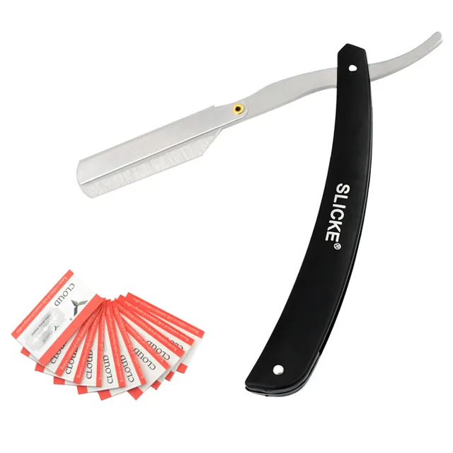 ZY Barber Straight Edge Shaving Razor Hairdressing Hair Trimmer Cutting