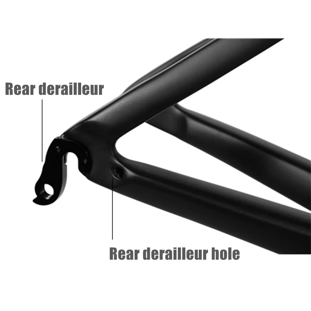 Cheap Aero carbon road bike frame size XS S M L Ultralight Carbon Racing Bicycle Frame Super Light Bike Frameset 5