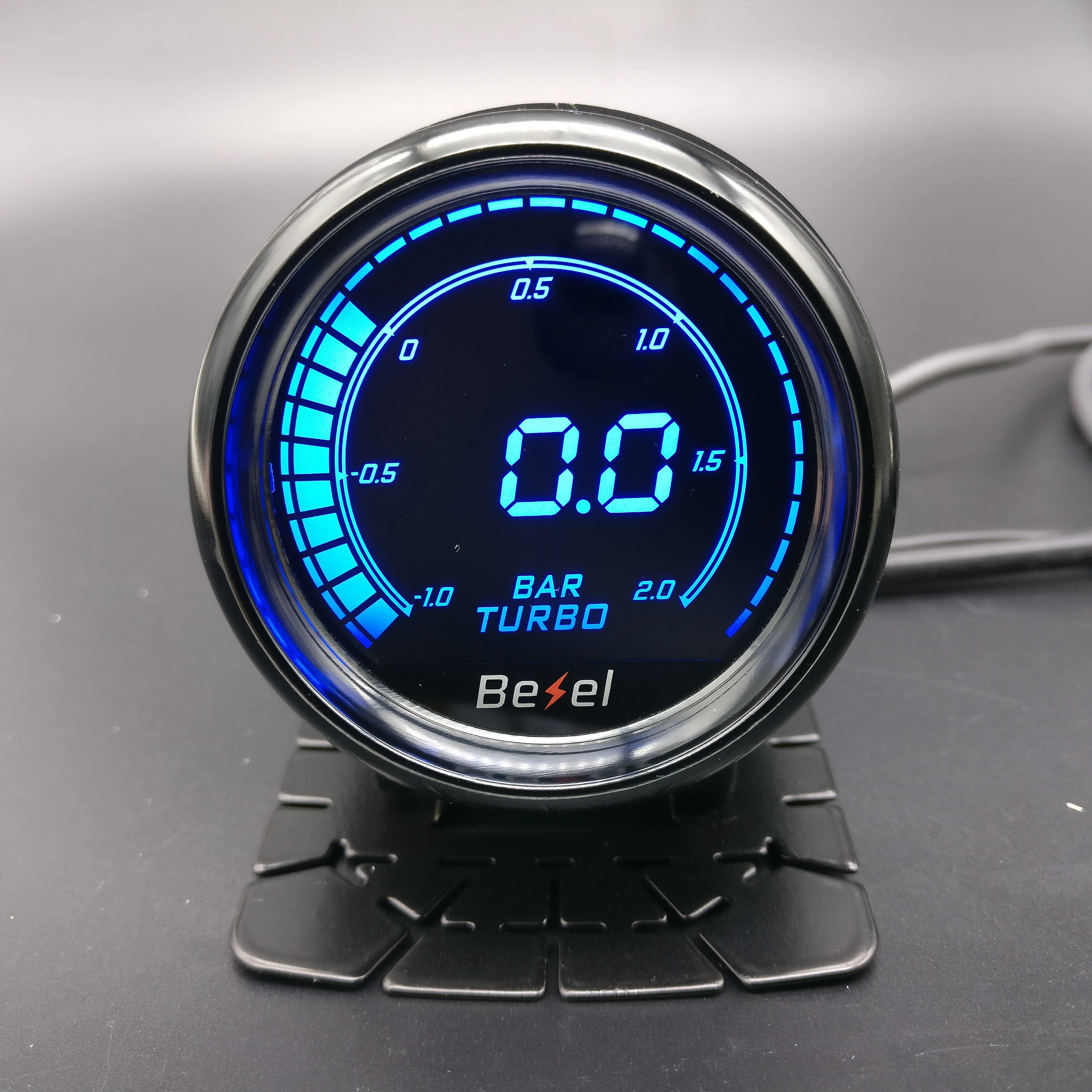 Новый дизайн 2 &quot52 мм EVO LCD Turbo 2bar измеритель давления монитор 7 цветов в комплекте