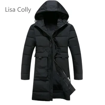 

Lisa Colly Hot sale Thick Padded Men Winter Jacket Men Winter Coats Overcoat Fur Overcoat Hooded Cotton-Padded Windbreak Outwear