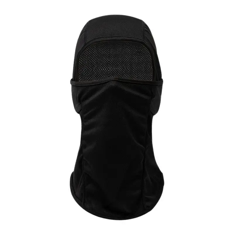 Ветрозащитная маска для лица, велосипедная Балаклава, велосипедная Солнцезащитная защита от пота, дышащая эластичная Спортивная Кепка, головной убор, новинка - Цвет: Черный