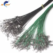 100 шт./пакет 30 см из нержавеющей стали Trace провод терминал для снасти для лидера