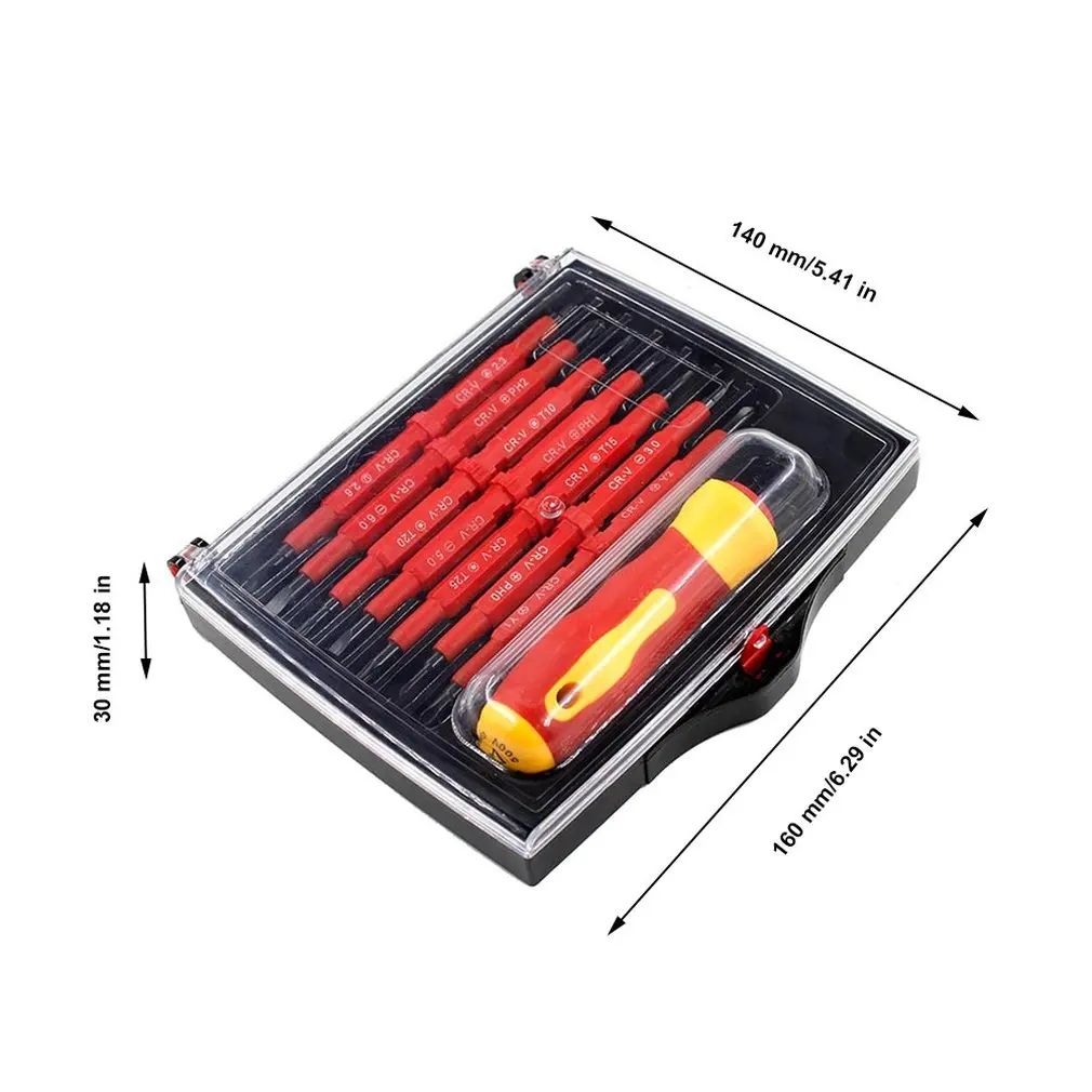 8 шт./лот, двойное использование, магнитная многофункциональная электрическая изоляционная отвертка, комбинированный инструмент, инструмент для технического обслуживания, распродажа