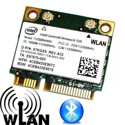 11230 112bnhmw Wifi + BT Беспроводной Card PCI-E 300 Мбит/с 2,4 ГГц 7KGX9 802.11n для intel 1030 Dell Inspiron N4110 N7110 N5110