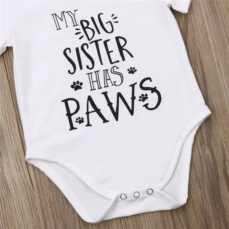 my big brother has paws onesie