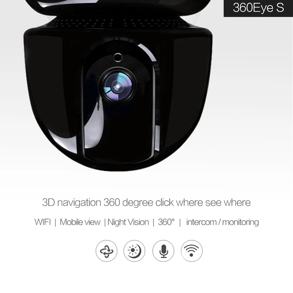 Baby Monitor 1080 P Wireless IP Della Macchina Fotografica 360 Panorama WiFi A Casa di Sicurezza Ca