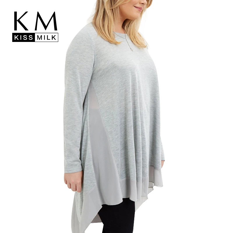 2017 Autumn Women New Fashion Loose Casual Long Chiffon