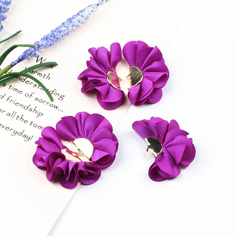 Cloth Jewelry Accessories Flower Tassel Pendant Cloth Charms