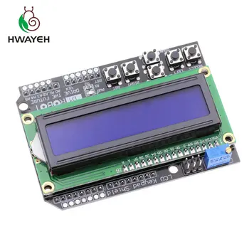 

1PCS LCD Keypad Shield LCD1602 LCD 1602 Module Display for arduino ATMEGA328 ATMEGA2560 raspberry pi UNO blue screen