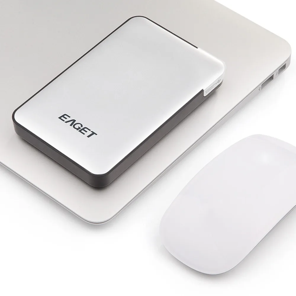 Eaget 500G/1T/2T/3T HDD EAGET Mobile Hard Drive Disk High Speed USB 3.0 External Enclosure Case Desktop Storage Device