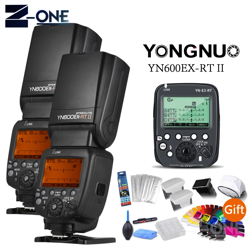 Yongnuo 2pcsyn600exrt 2.4g Wireless Hss 1/8000s Master Flash