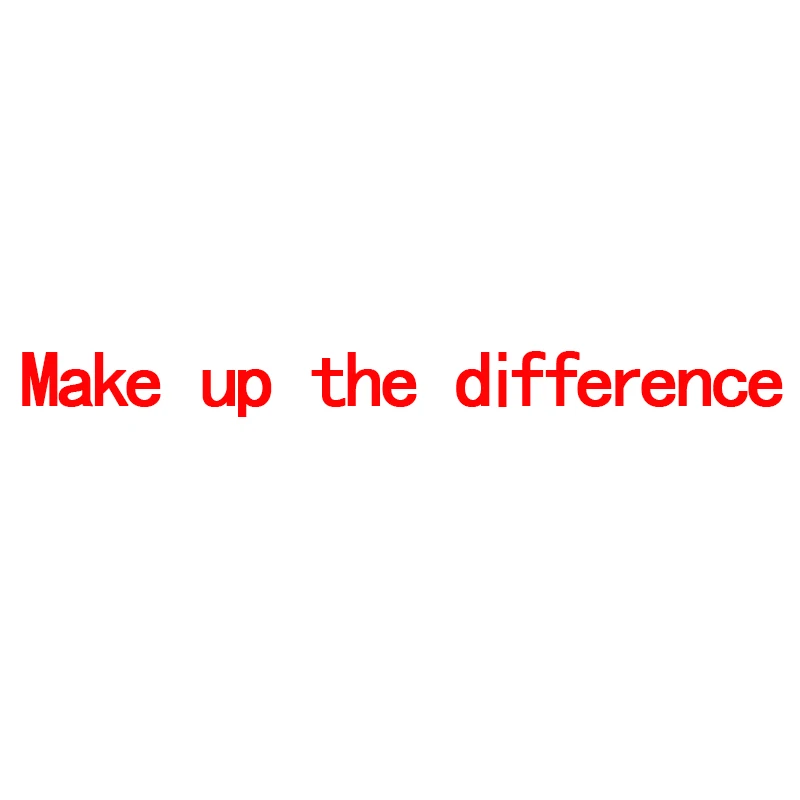 

Products make up the difference