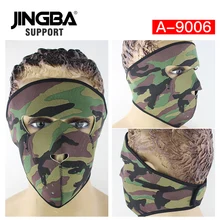 JINGBA поддержка камуфляж полный уход за кожей лица tactica маска Facemask Хэллоуин крутая маска Мужская Спорт на открытом воздухе Лыжная велосипедная маска дропшиппинг