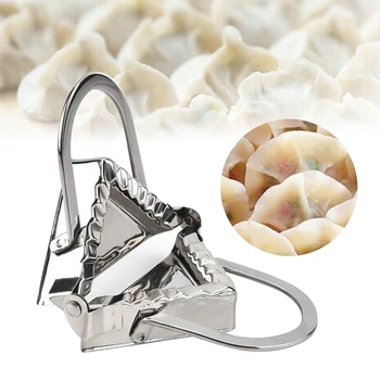 

Stainless Steel Dumpling Mould Dough-press DIY Pastry Maker Mold Dompling Jiaozi Maker Kitchen Tool Easy Device Gadget 2020 3