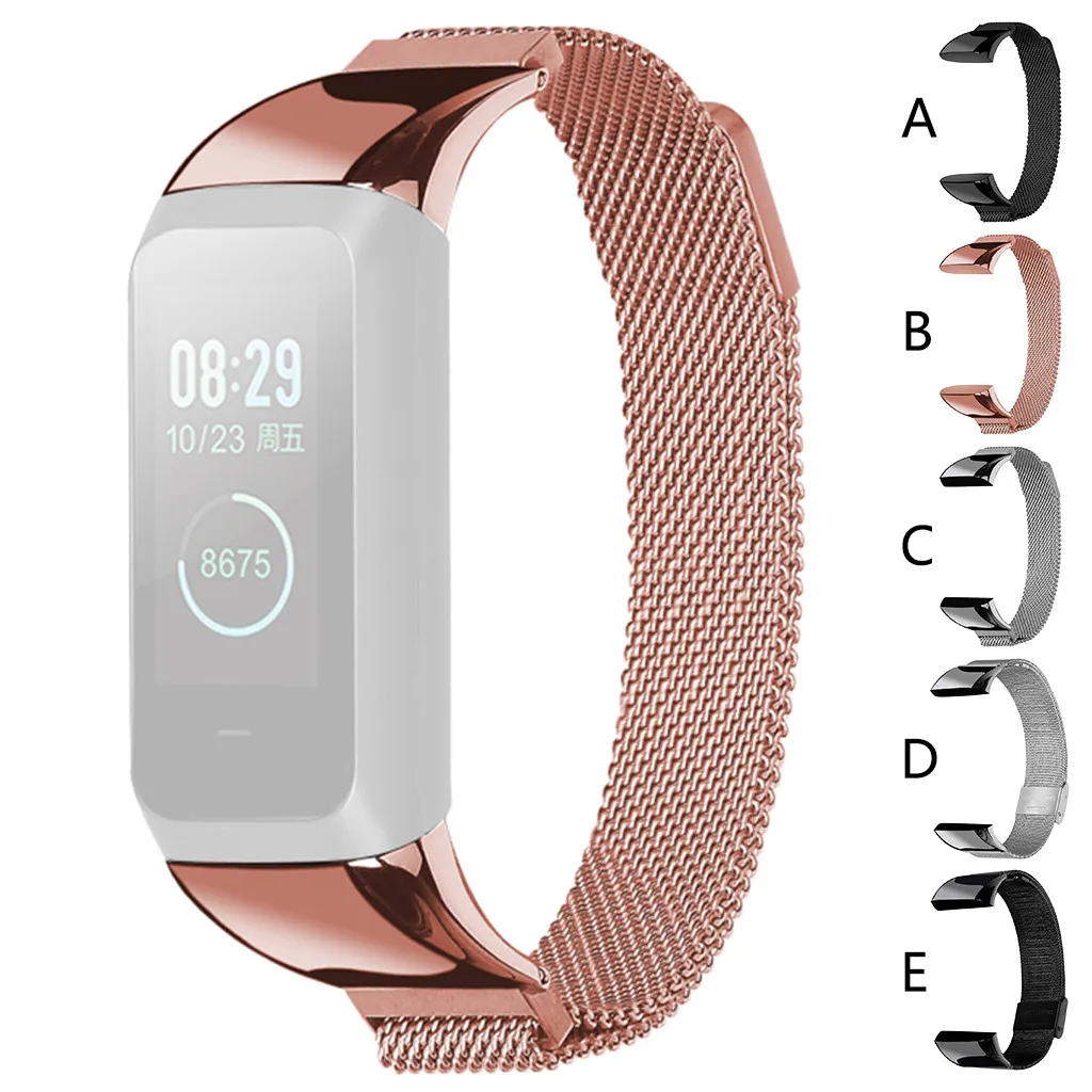 Ouhaobin для Xiaomi AMAZFIT cor 2 часы Миланский магнитный ремешок из нержавеющей стали умный