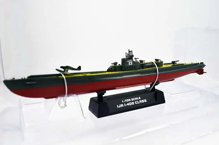 WWII Japan I-400 class submarine Sentoku U-boat 1/700 no diecast boat Easy model 