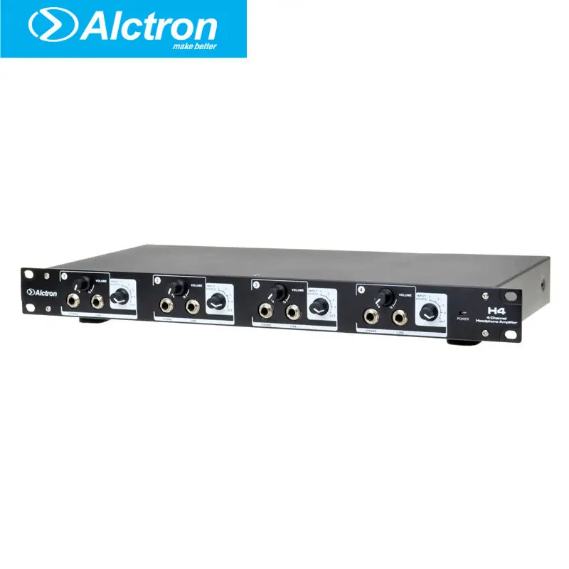 Alctron H4 Профессиональный высокомощный 4 канальный усилитель для наушников система