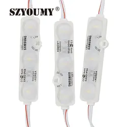 SZYOUMY Ультразвуковая сварка светодиодный модуль ввода 5730 SMD IP68 светодиодный модуль с объективом, светодиодный модуль Samsung дизайн Корея FedEx