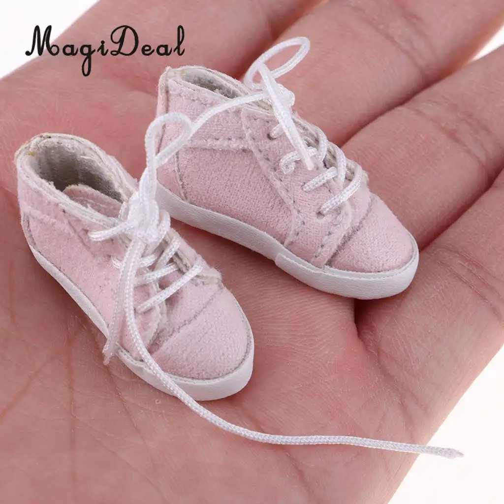 Fashion Lace Up Canvas Casual Shoes for 1/6 Blythe Doll Clothes Accessories