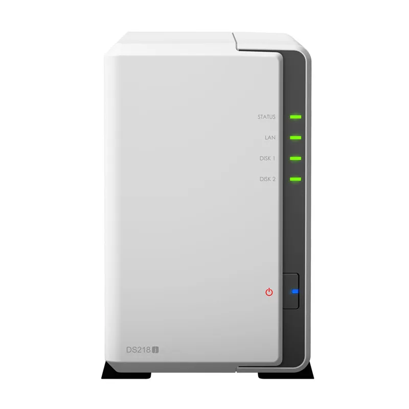 Synology NAS дисковая станция DS218j 2-отсек бездисковый nas сервер nfs Сетевое хранилище Облачное Хранилище 2 года гарантии