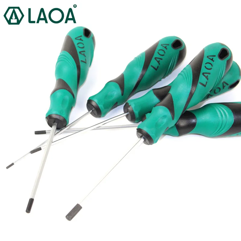 LAOA S2 Alloy Steel Screwdriver Allen driver Precision Hexagon Socket Screwdriver Magnetic Screwdriver 1.5MM/2.0MM/2.5MM/3MM/4MM