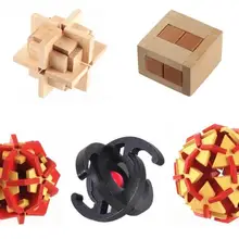 Новинка года 5 шт./компл. Деревянный Логические головоломки игра для взрослых детей