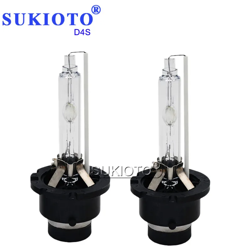 Ксеноновая лампа SUKIOTO 55 Вт Xenon D2S 3000K желтая D4S ксеноновая 4300K 5000K 6000K D3S D1S 55W Hid лампы