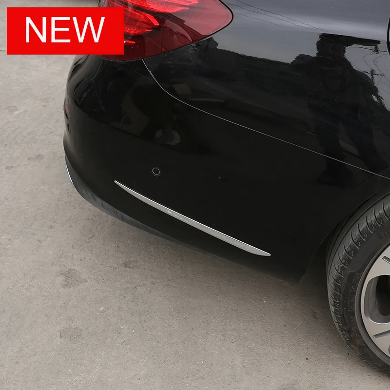 

For Mercedes Benz E Class W213 E200l 300l 2016-2018 AMG Side Molding Decorative Strips Trim Sticker ABS Car Exterior Accessories