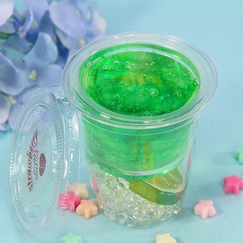 

New 3X 225ml Double-deck Storage Container Box Clay Playdough Foam Slime Mud