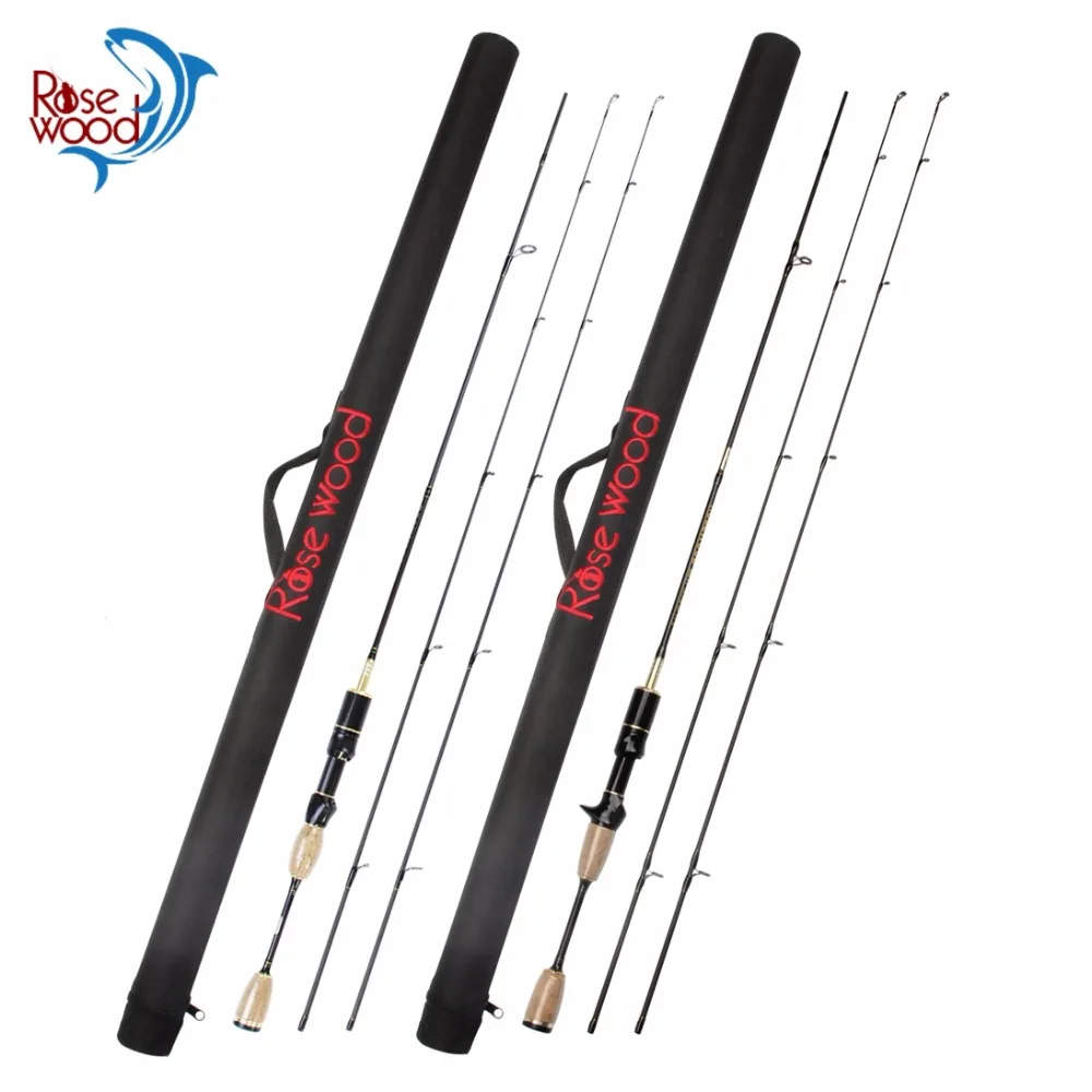 

RoseWood Ultra Light Rod 1.8m 95g Double Tips UL Soft Fishing Rod Spin Casting Fishing Rod 0.8-5g, 2-5LB For Freshwater Fishing