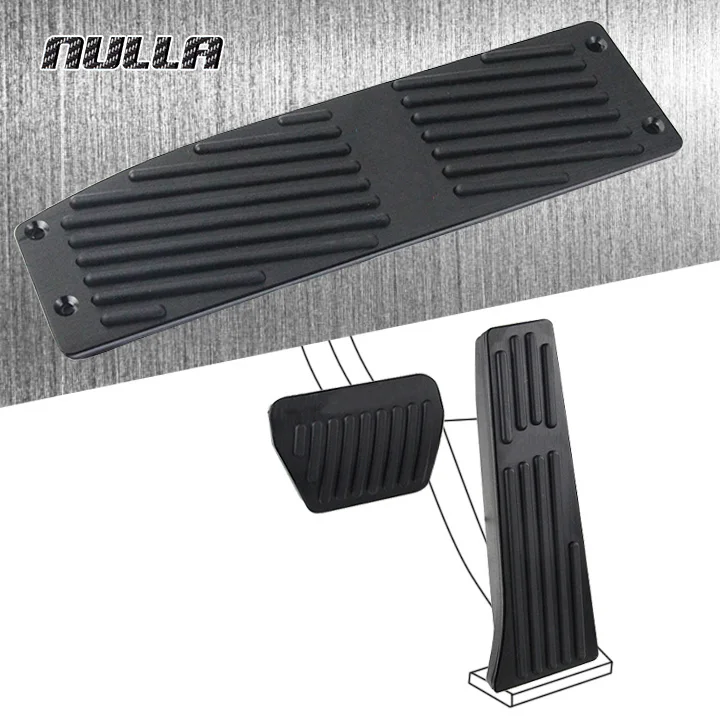 

NULLA LHD Pedals Non-slip ALUMINUM M Fuel Brake Pedal FOOTREST FOR BMW AT E30 E36 E46 E87 E93 E90 Replacement Car Styling