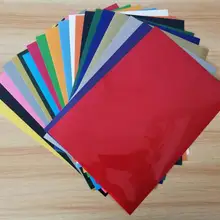 20 листов/цветов А4 ПВХ теплопередача винилового железа на виниловой термопресс машина режущий плоттер HTV футболка DIY