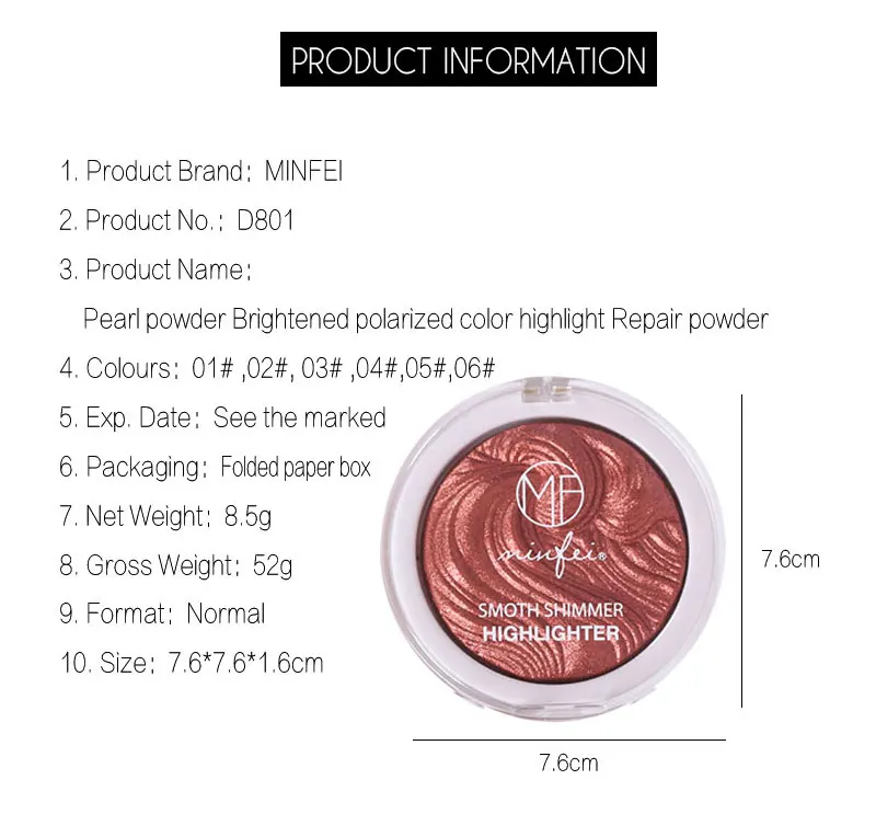 MF Glow Kit Makeup Shimmer Highlighter_02