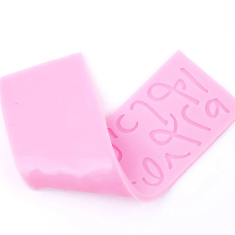 

1Pcs Creative Israel Hebrew Letters Silicone Mold Shape Cake Border Decorating Fondant Mould Tools Bakeware Free Shipping